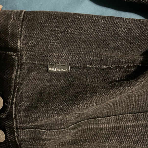 Balenciaga Shrunken Denim Jacket - Picture 5 of 7